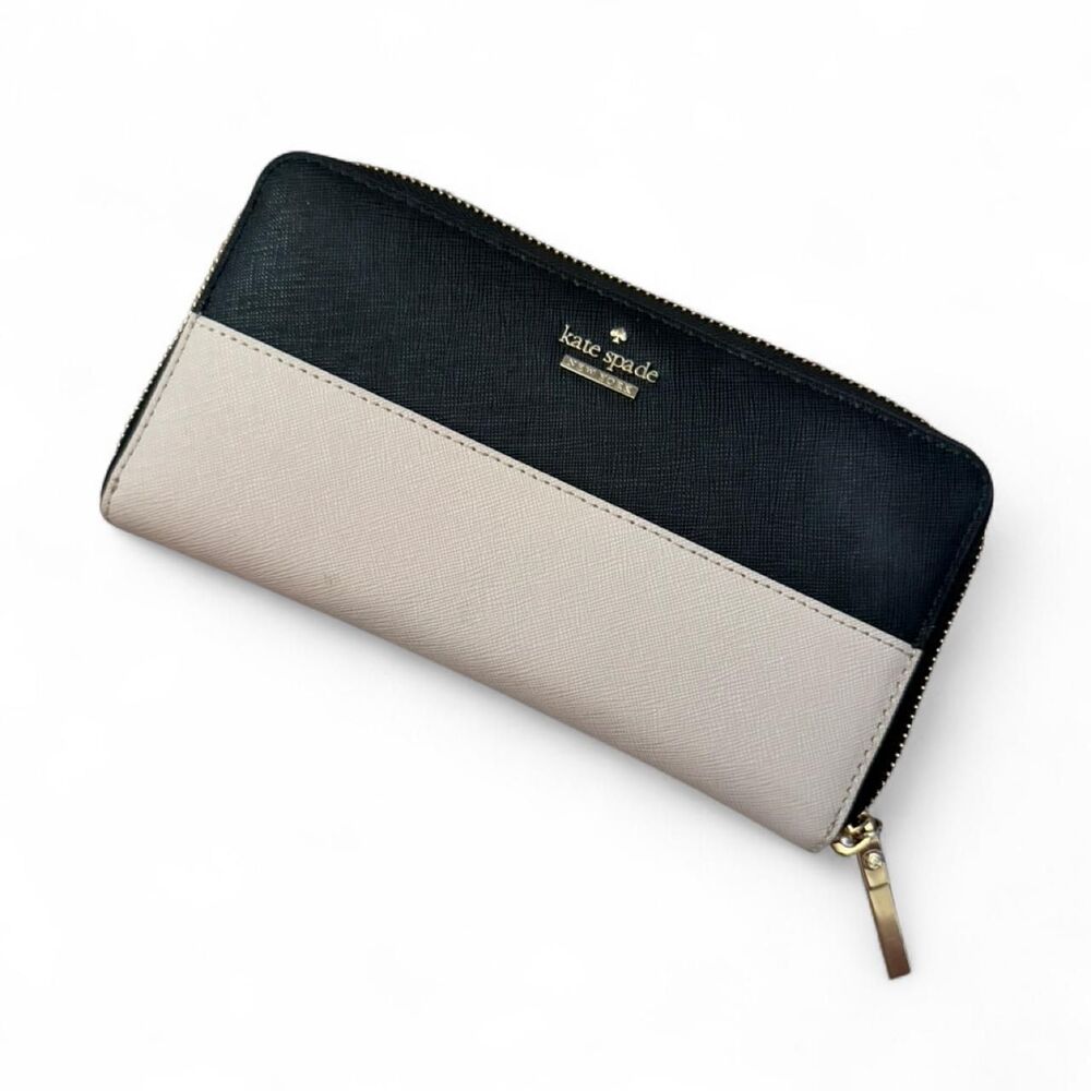 Kate-spade-new-york Women's Black and Pink Wallet-purses